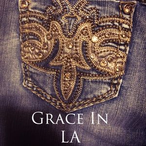 Jewel Encrusted GRACE IN LA Jeans 👖Size 29 😍